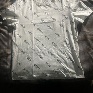 Calvin Klein Jeans White Logo Tee